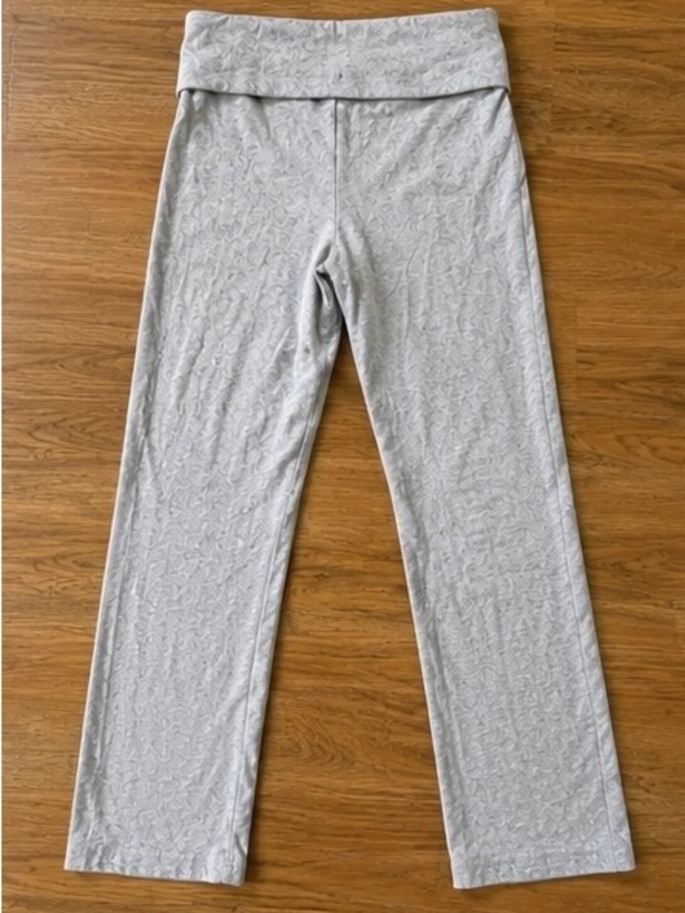 Urban Outfitters Light Gray Fold-Over Waist Jogger Pants